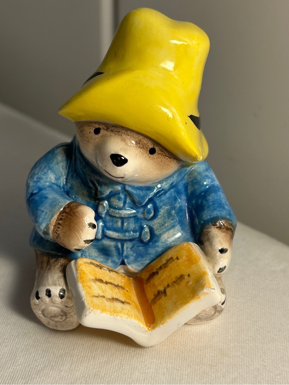 vintage paddington bear ceramic figurine